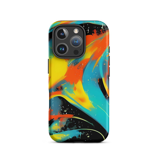 Tough Case for iPhone® - Solar Swoosh