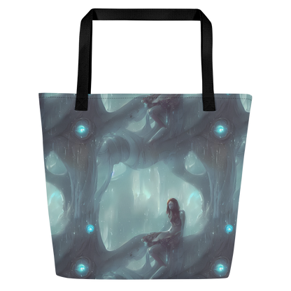 Large Tote Bag w/ Pocket - Liquid Serenity