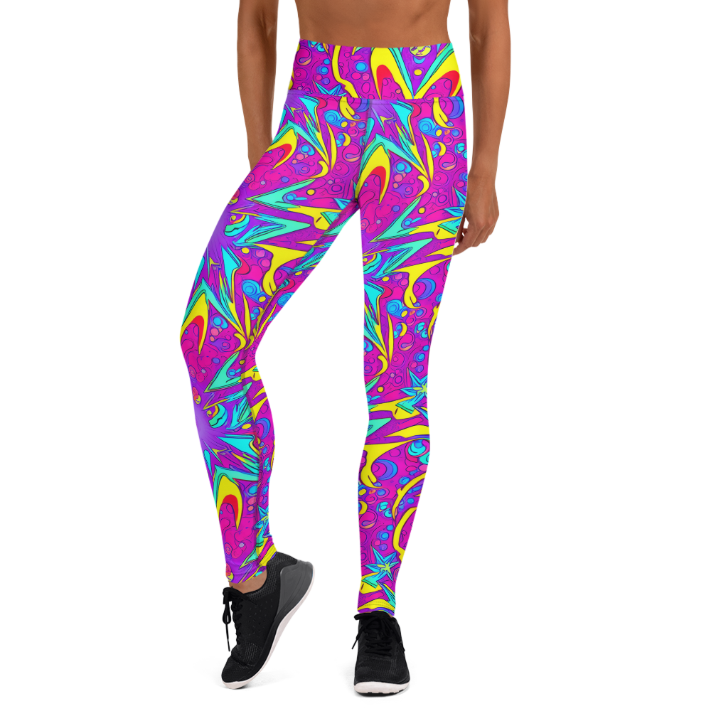 Yoga Leggings - Nebula Radiance