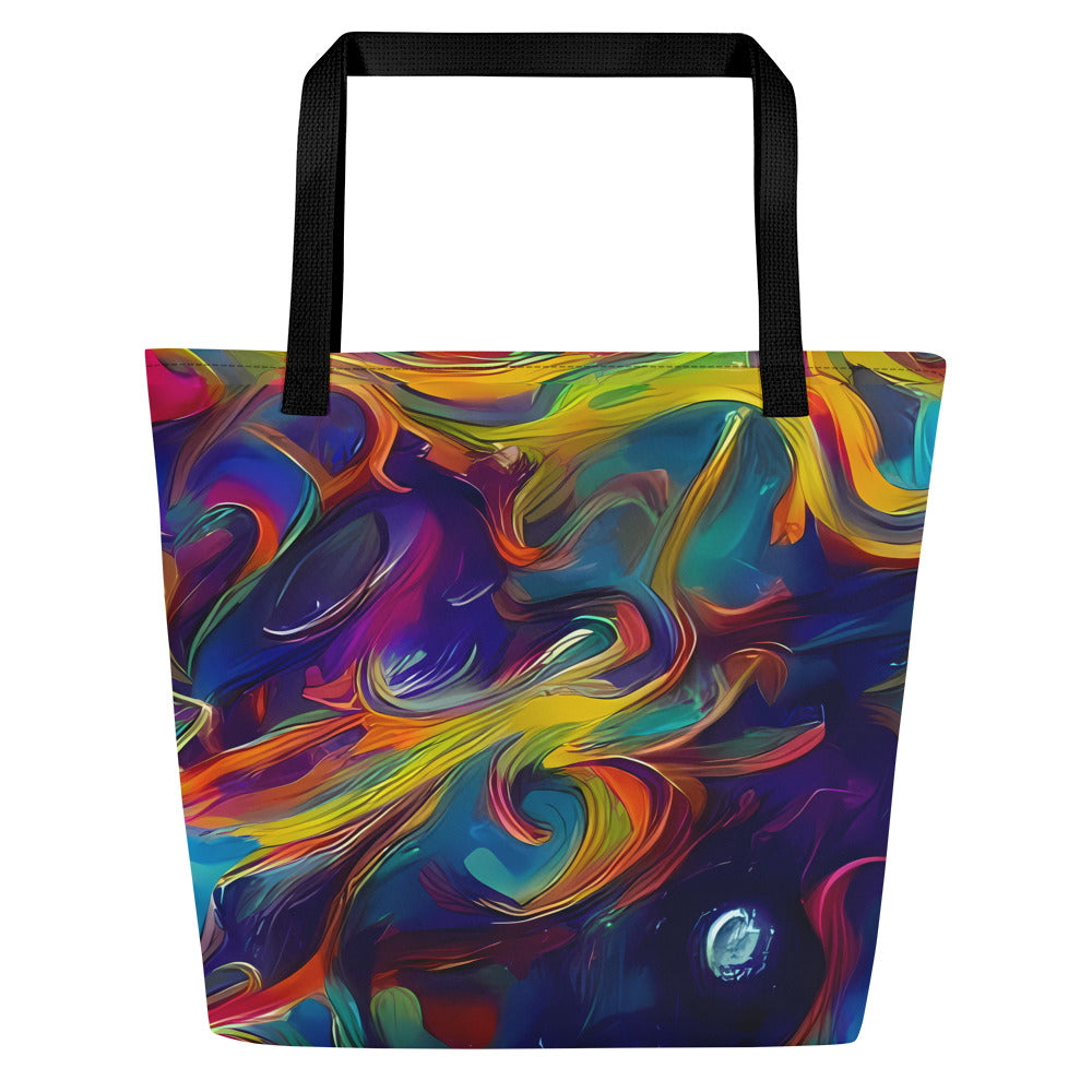 Large Tote Bag w/ Pocket - Chromalush