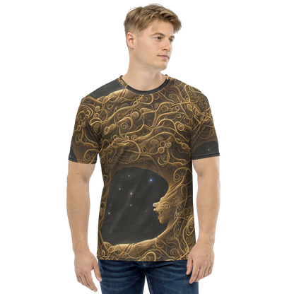 Men's Crew Neck T-Shirt - Gilded Reverie