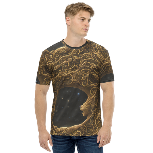 Men's Crew Neck T-Shirt - Gilded Reverie