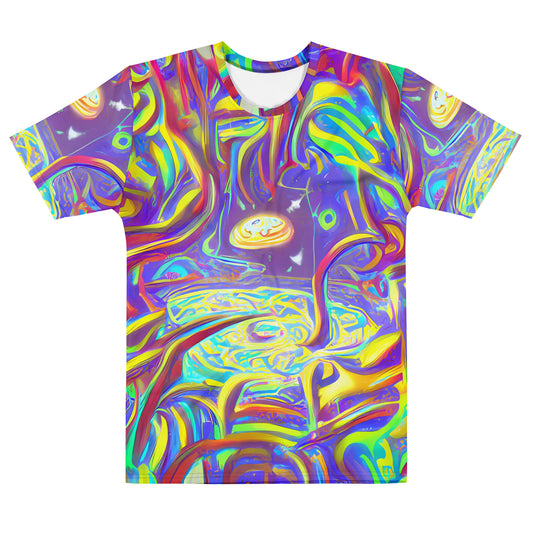 Men's Crew Neck T-Shirt - Daliesque Drift