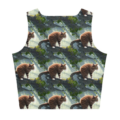 Crop Top - Whiskered Enigma