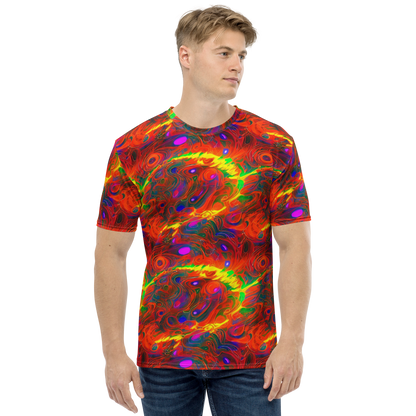 Men's Crew Neck T-Shirt - Blampied Blaze