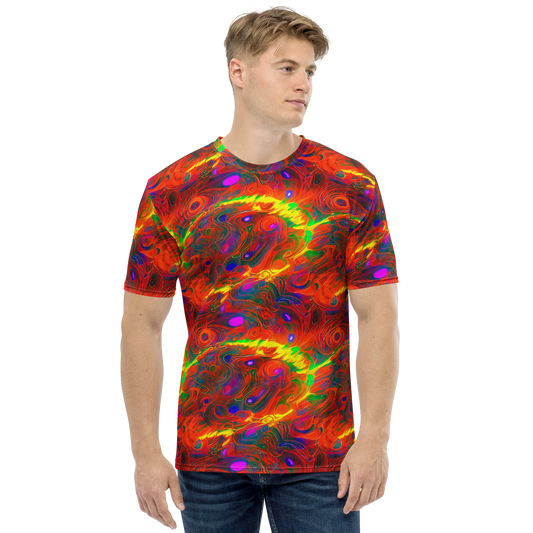 Men's Crew Neck T-Shirt - Blampied Blaze