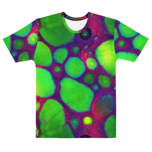 Men's Crew Neck T-Shirt - Acid Raindrops