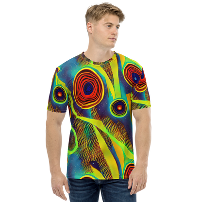 Men's Crew Neck T-Shirt - Galactic Pulse