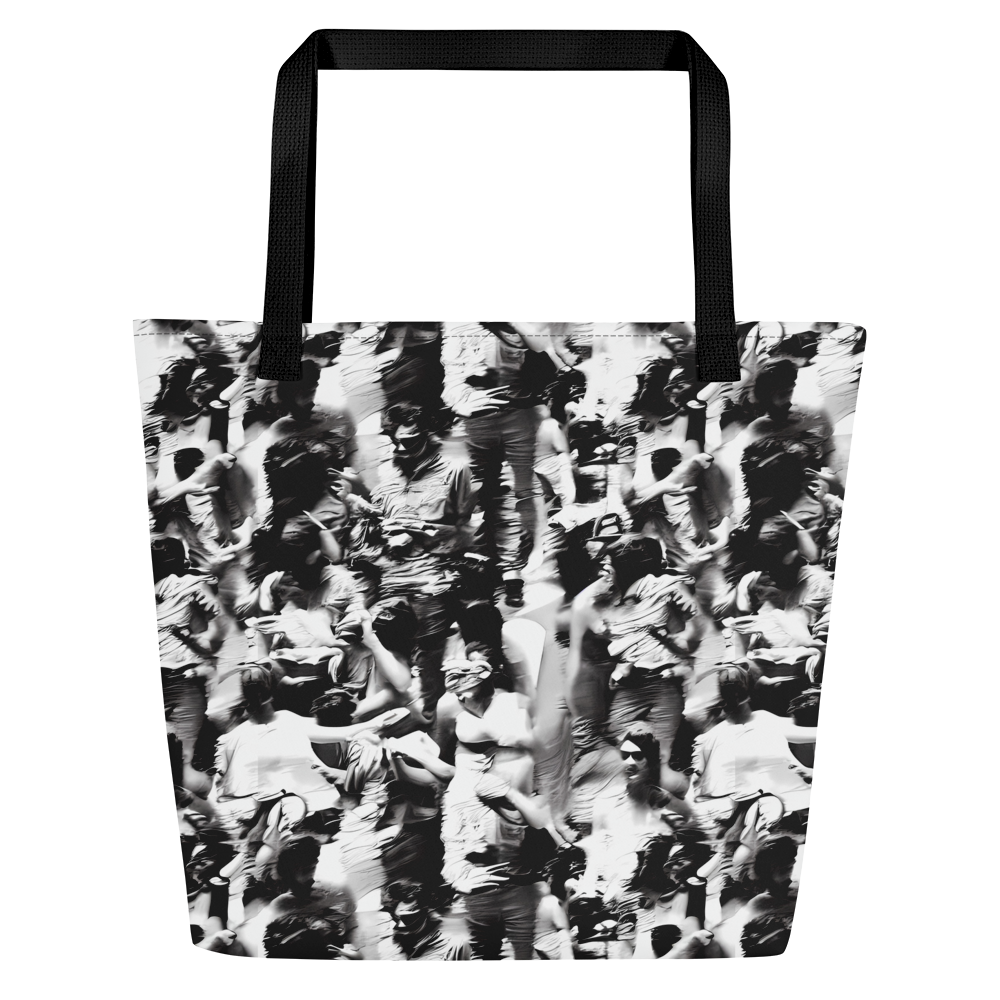 Large Tote Bag w/ Pocket - Timeless Echoes