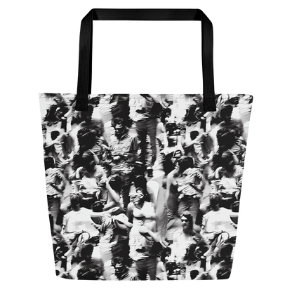 Large Tote Bag w/ Pocket - Timeless Echoes