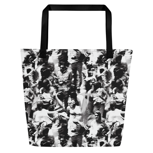 Large Tote Bag w/ Pocket - Timeless Echoes