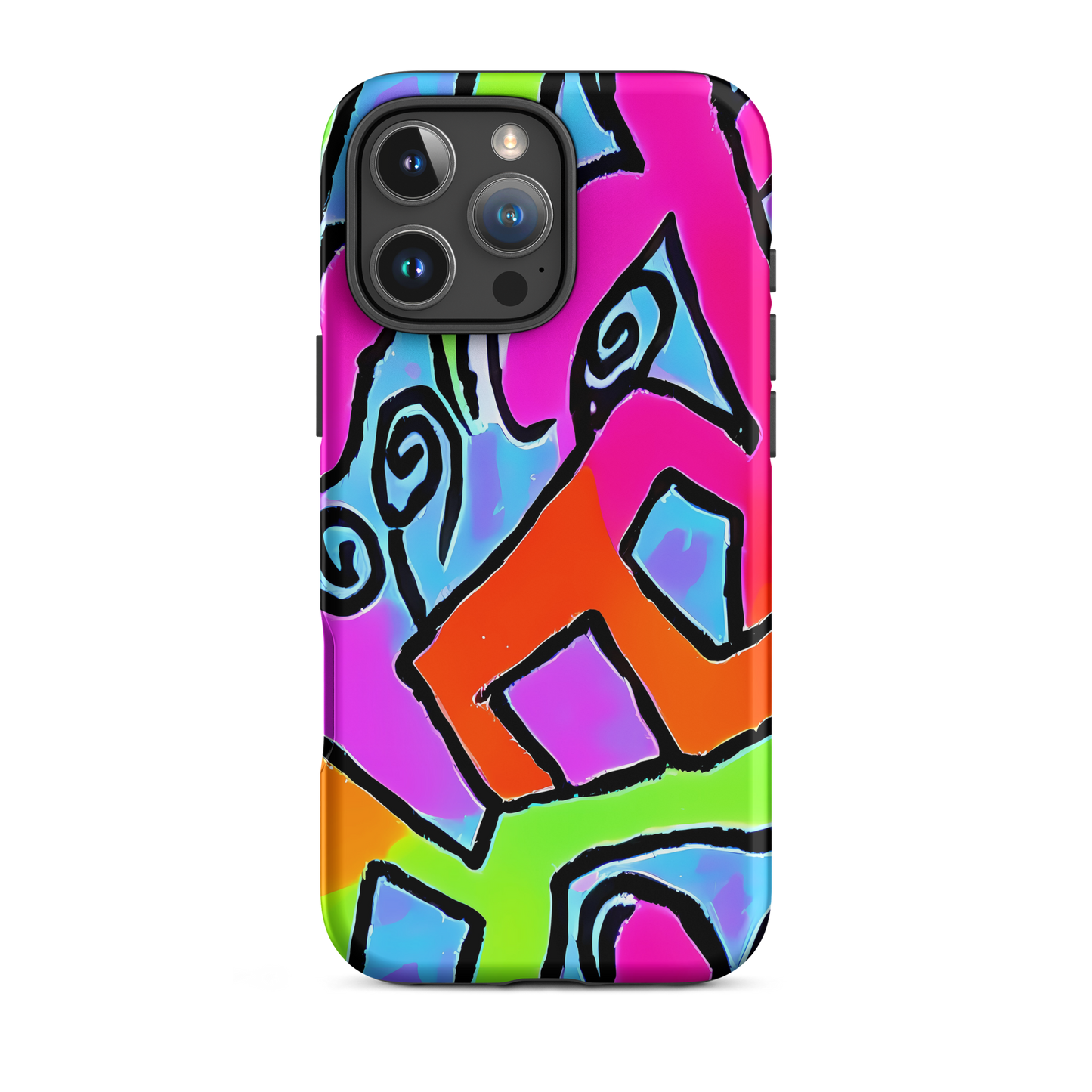 Tough Case for iPhone® - Electric Mosaic