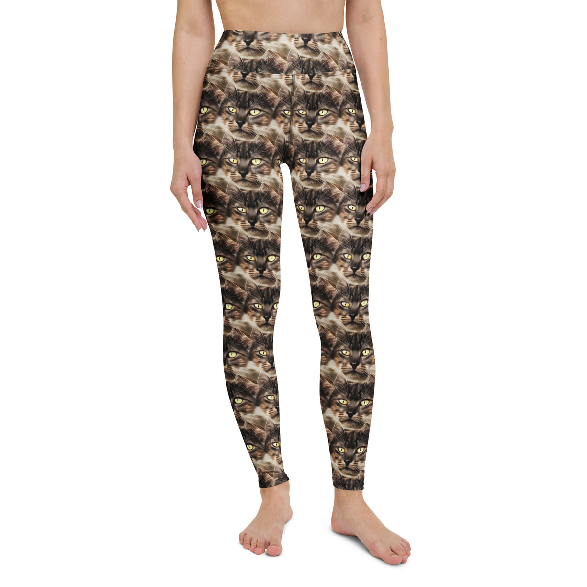 Yoga Leggings - Feline Reverie