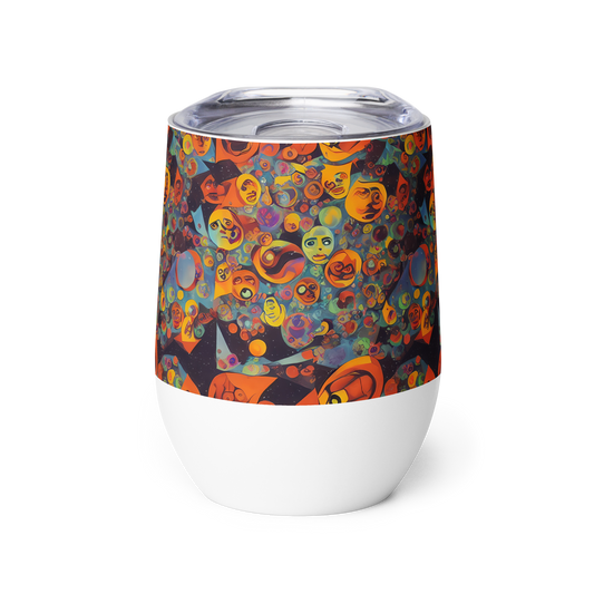 Wine Tumbler - Galactic Faces