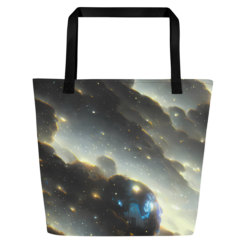 Large Tote Bag w/ Pocket - Rutkowski Nebula