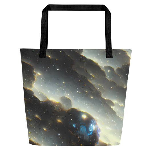 Large Tote Bag w/ Pocket - Rutkowski Nebula