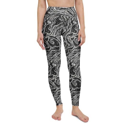 Yoga Leggings - Whirlpool Echo