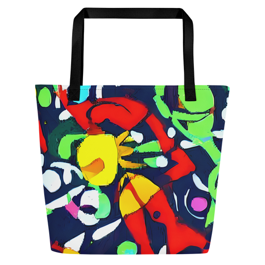 Large Tote Bag w/ Pocket - Chagall's Dream