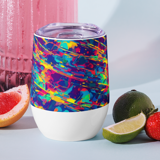 Wine Tumbler - Spectrum Streaks