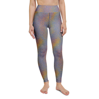 Yoga Leggings - Martian Gridlock