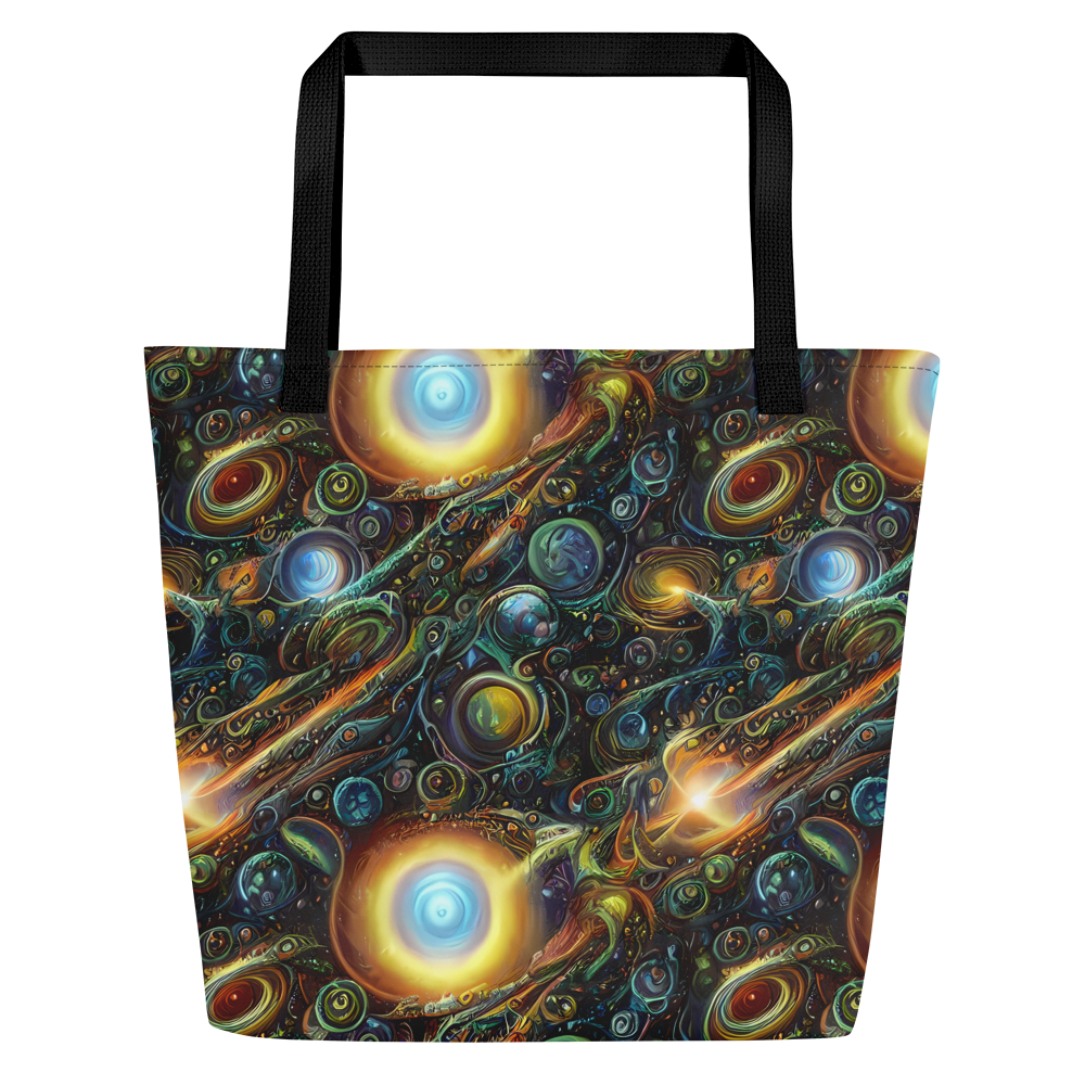 Large Tote Bag w/ Pocket - Ferez Vortex
