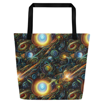 Large Tote Bag w/ Pocket - Ferez Vortex