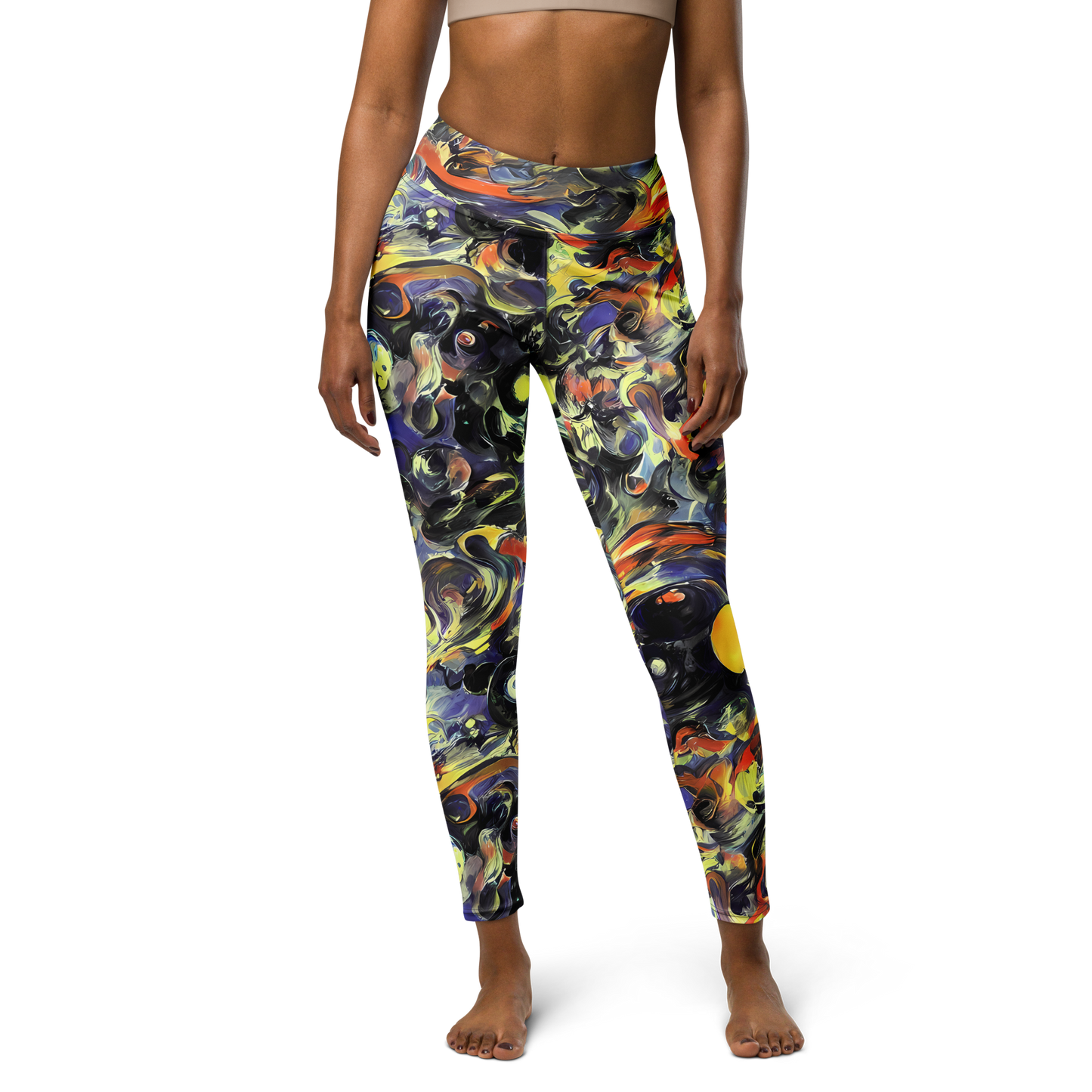 Yoga Leggings - Twilight Chaos