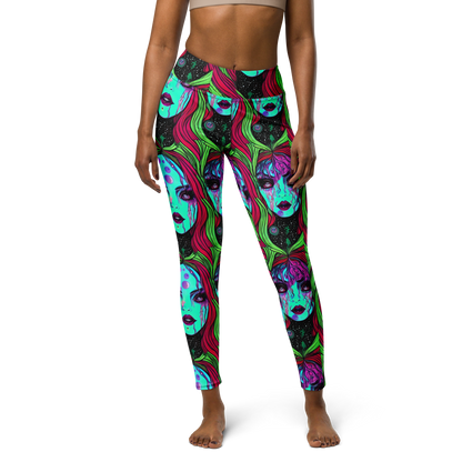 Yoga Leggings - Luminous Nightfall