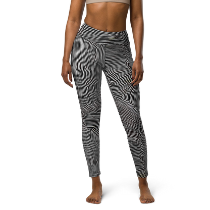 Yoga Leggings - Silent Currents