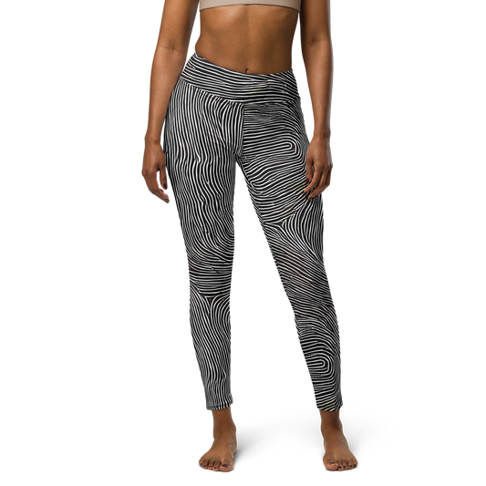 Yoga Leggings - Silent Currents