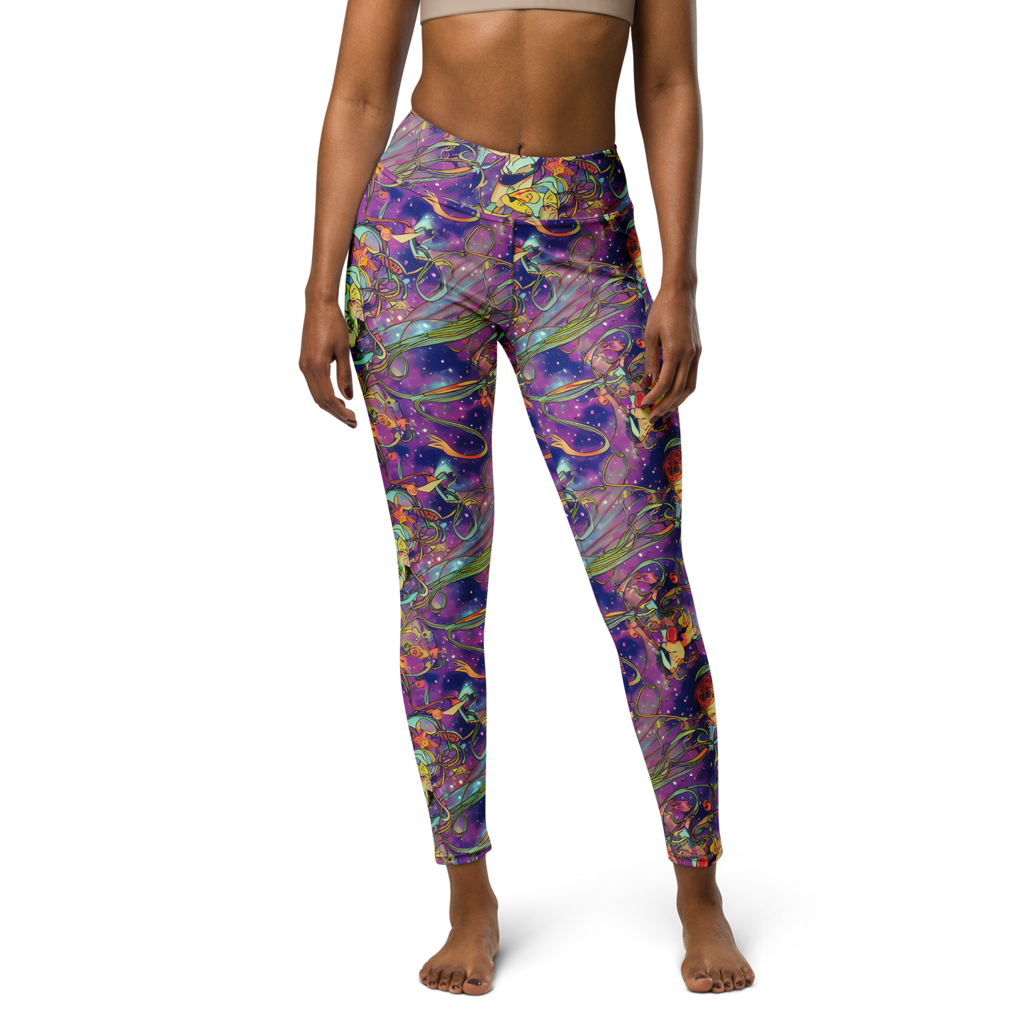 Yoga Leggings - Spiral of Stardust