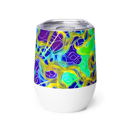 Wine Tumbler - Neon Jungle Rhapsody