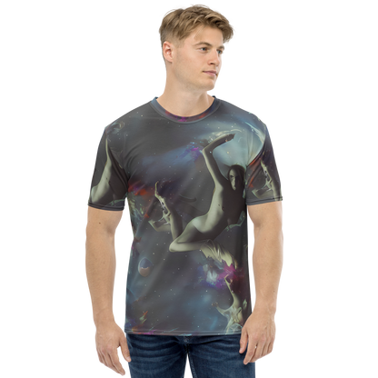 Men's Crew Neck T-Shirt - Cosmic Dancer