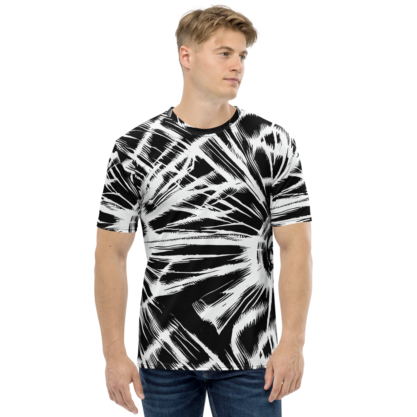 Men's Crew Neck T-Shirt - Silent Thunder