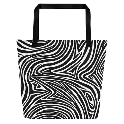 Large Tote Bag w/ Pocket - Vortex Veins