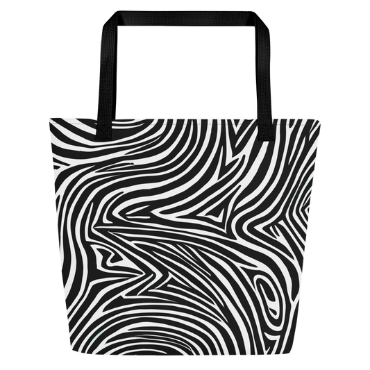 Large Tote Bag w/ Pocket - Vortex Veins