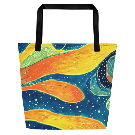 Large Tote Bag w/ Pocket - Celestial Harmony