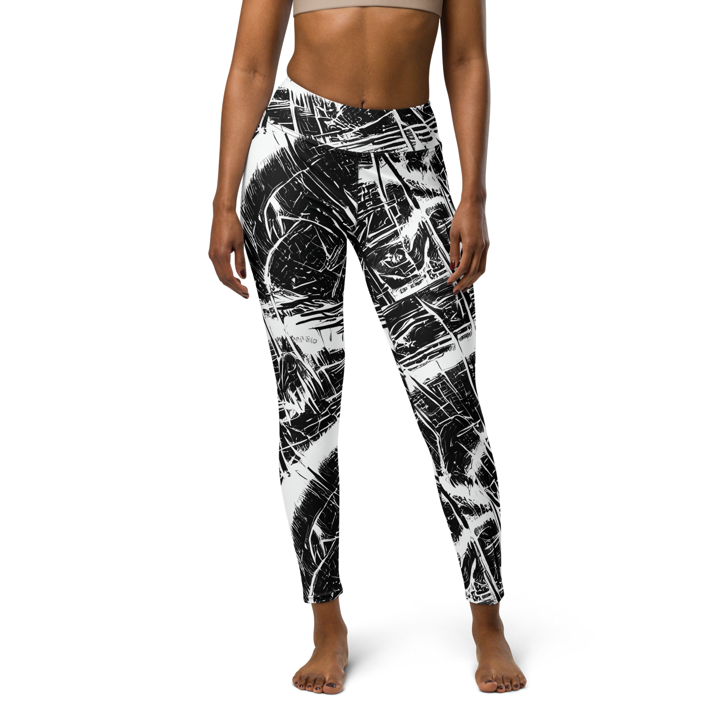 Yoga Leggings - Ferriss Fractals