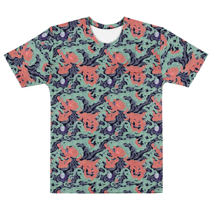 Men's Crew Neck T-Shirt - Cosmic Coral