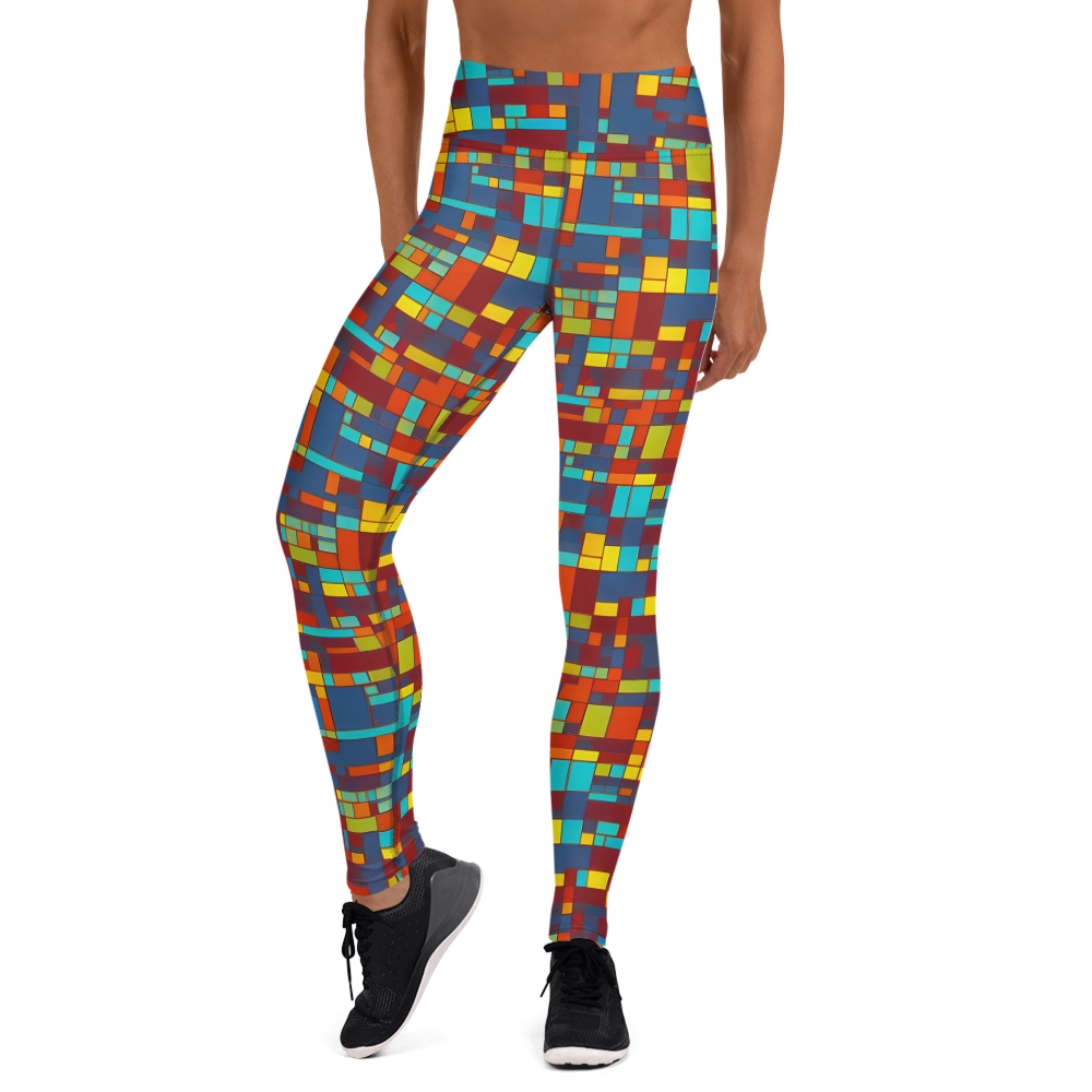 Yoga Leggings - Astral Grid