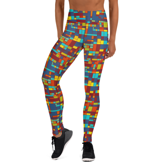 Yoga Leggings - Astral Grid