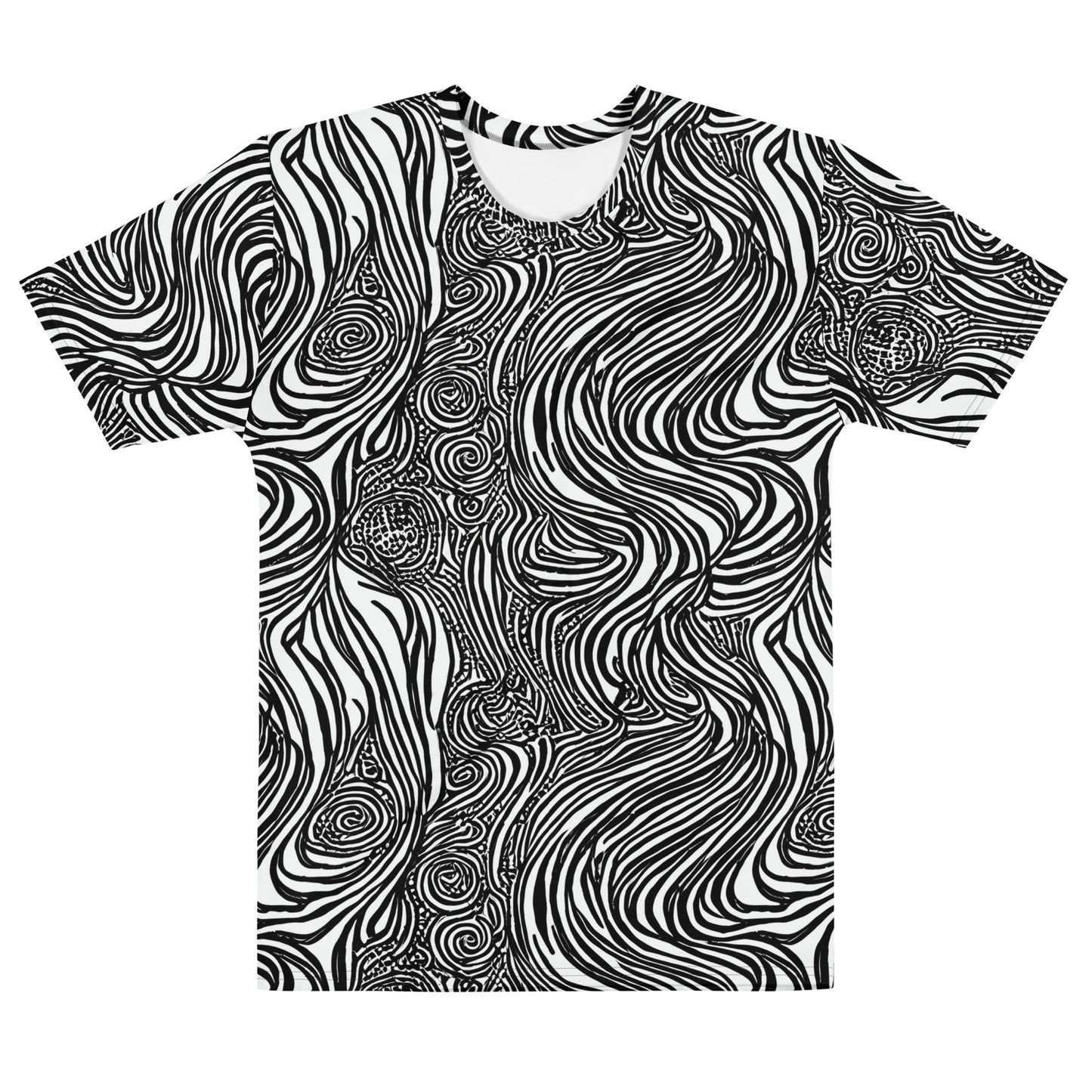 Men's Crew Neck T-Shirt - Tidal Tangle