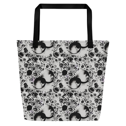 Large Tote Bag w/ Pocket - Crater Swirl