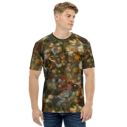 Men's Crew Neck T-Shirt - Cryptic Canvas