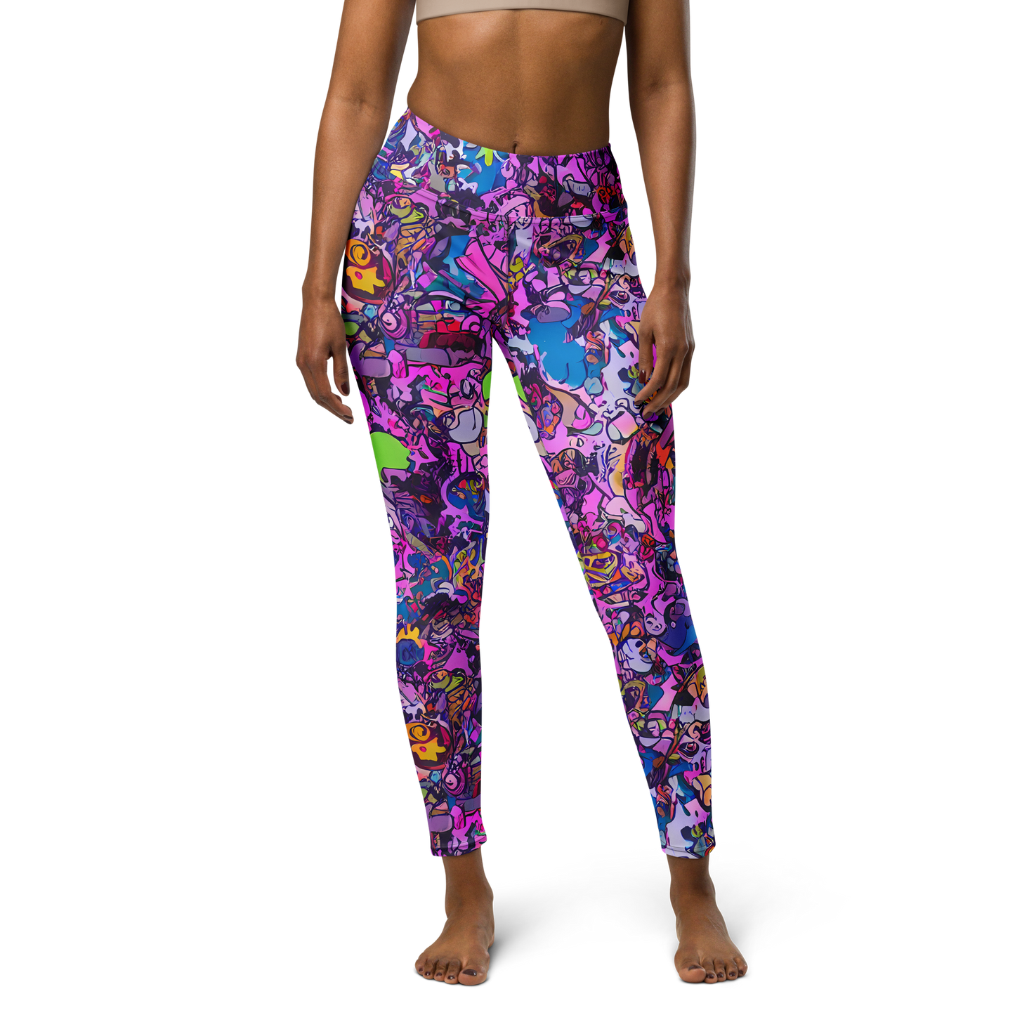 Yoga Leggings - Chromatic Frenzy