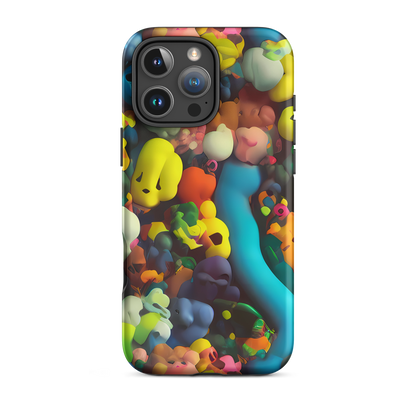 Tough Case for iPhone® - Bubble Pop Art