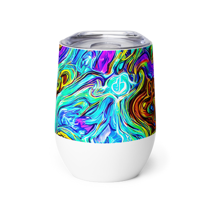 Wine Tumbler - Mystic Iridescence