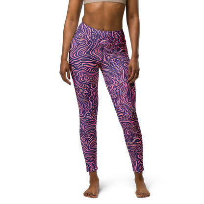 Yoga Leggings - Ethereal Etch