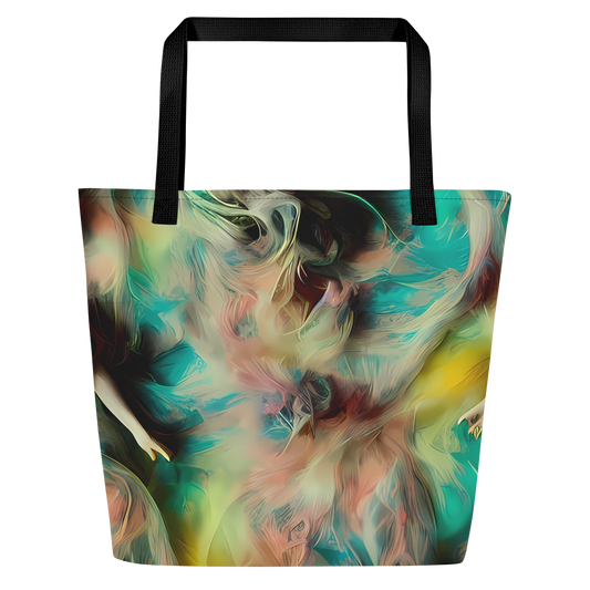 Large Tote Bag w/ Pocket - Enchanted Fusion