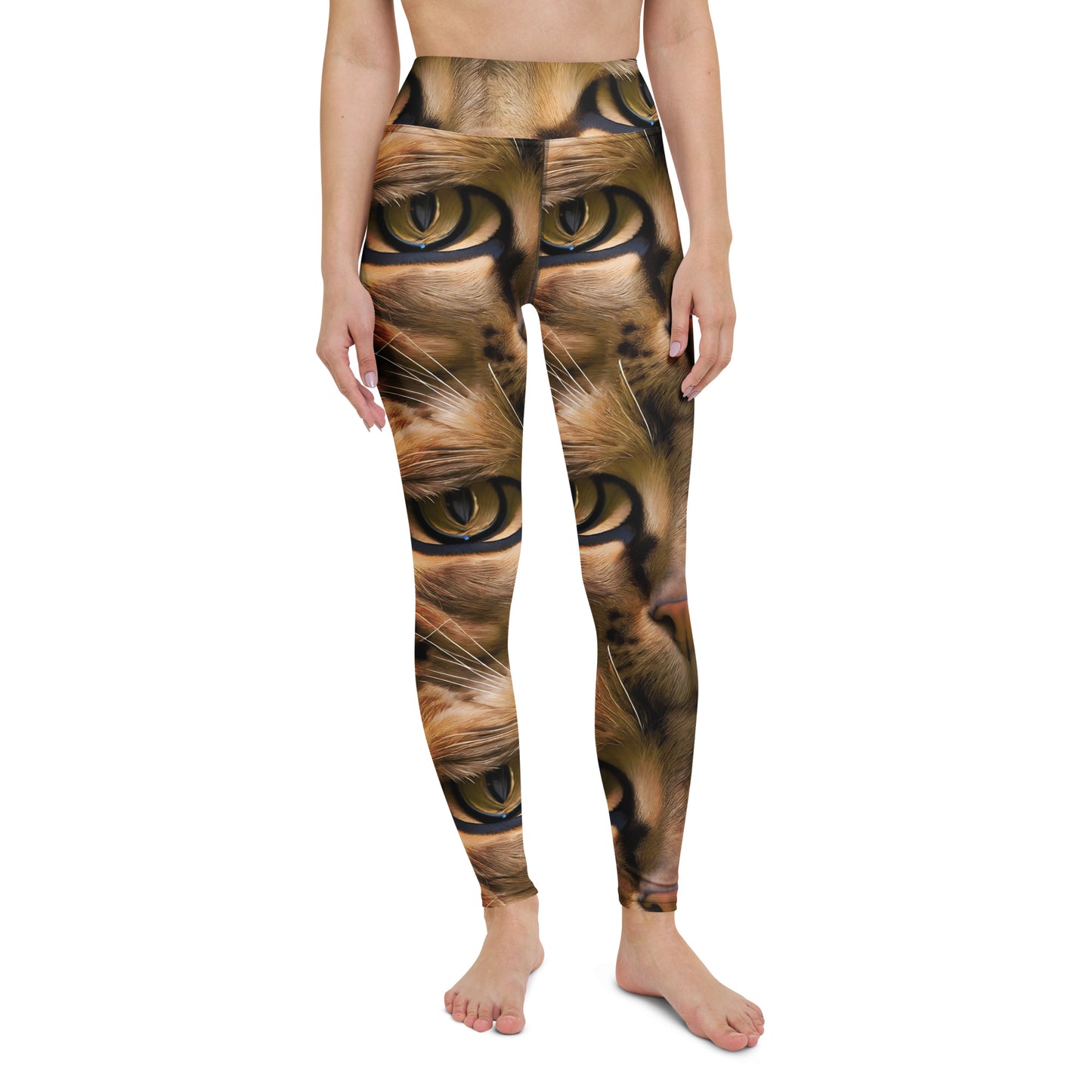 Yoga Leggings - Feline Whisper